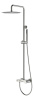 Душевая стойка Boheme Stick 128-NB, цвет никель брашированный c ручкой Diamond