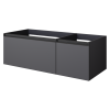 QUATRO 2 120см (80+40) тумба антрацит профиль антрацит 790-M2-120-A-A антрацит