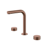 Смеситель для раковины Boheme Stick DIAMOND на 3 отв. 152-BRB.1 брашированная бронза