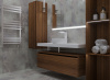 Ящик под столешницу 100см DARK OAK Armadi Art Vallessi UNO-S 897-100-D черный