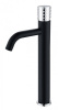Смеситель Boheme Stick 122-BCR для раковины высокий, черный, (black diamond chrome)