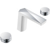 Смеситель для раковины Boheme Venturo 150-WCR-DIAMOND, ручка DIAMOND, цвет белый/хром