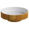 Раковина накладная SOLE Corian 400*130 801-G золото