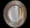 Зеркало серебро глянец с подсветкой d82 528-SL light