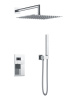 Душевой комплект Boheme Qubic 474-3-CR, С ВНУТРЕННЕЙ ЧАСТЬЮ, цвет хром