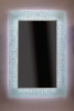 Зеркало AURA 60*90 белое с подсветкой 537 белый