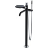 Смеситель Boheme Stick 129-BCR.2 для ванны и душа, с душевым гарнитуром, Black touch chrome