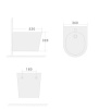 Биде подвесное Boheme Avva new Черный матовый 973-B-BIDET черный