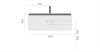 QUATRO 1 100CM тумба CASHMERE профиль 790-M1-100-CM-MG CASHMERE