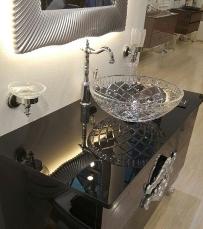 Смеситель для раковины Boheme Brillante Ripresa 342 высокий, хром
