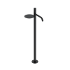 Смеситель для раковины напольный Boheme Stick DIAMOND 120-BB черный